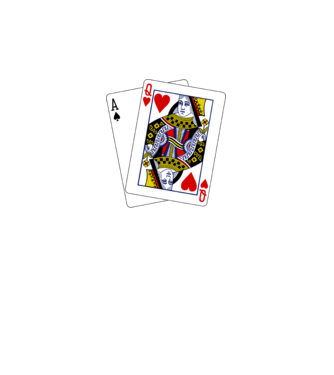 Card AQ minta fekete pólón