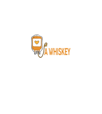 Vészhelyzet esetére a vércsoportom a Whiskey minta fekete pólón