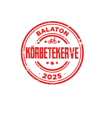 Badge - Balaton Körbetekerve minta homokszín pólón