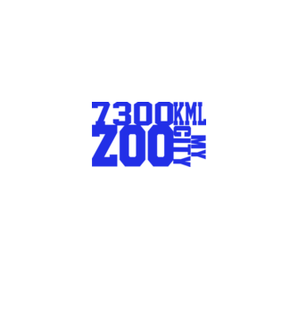 Zoo minta fehér pólón