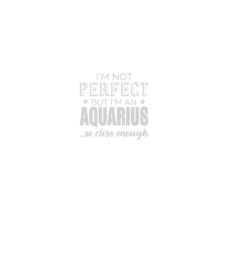 Not perfect, but AQUARIUS minta fekete pólón