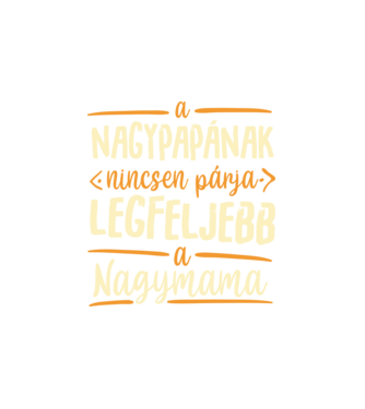 Papa párja Mama minta fehér pólón