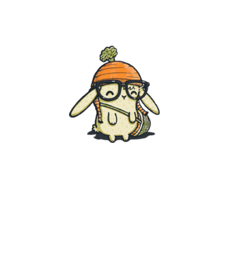 Rabit swag minta szürke pólón