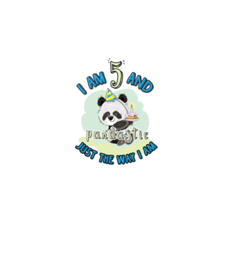 PANDASTIC  5 minta fehér pólón