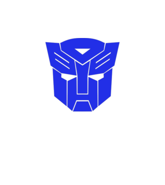 Autobot minta királykék pólón