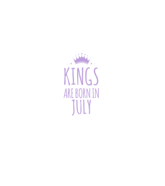 Kings are born in - July minta sötétkék pólón