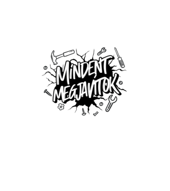 Mindent megjavítok páros minta fehér pólón