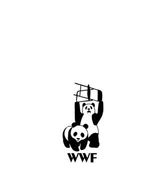 World Wrestling Federation Pandas minta homokszín pólón