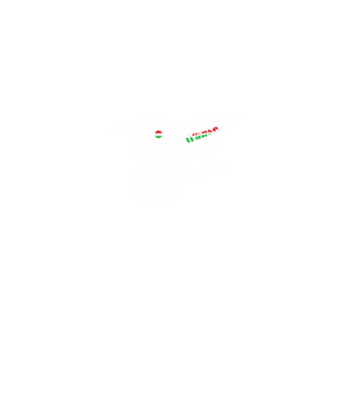 Hungarian Trance Family White logo minta fekete pólón