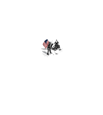 Apollo - 1969 - 2019 minta királykék pólón