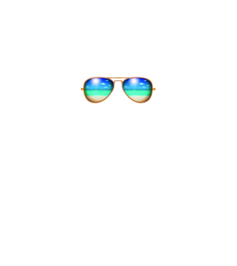 Nyár Buli Balaton minta fekete pólón