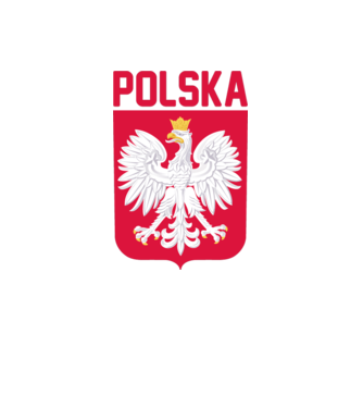 Polska címer minta fehér pólón