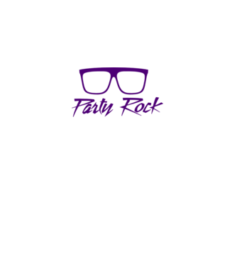 partyrock minta szürke pólón