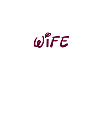 Wife minta világos rózsaszín pólón