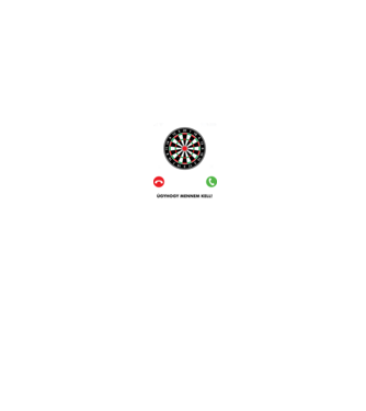 Hív a darts mennem kell minta fekete pólón
