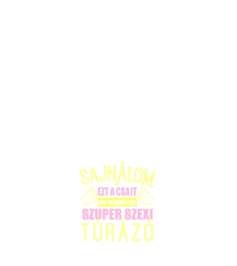 Szexi túrázó minta sötétkék pólón