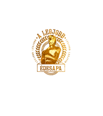 A legjobb Oscar díj  ÉDESAPA minta fekete pólón