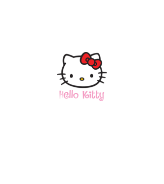 Hello Kitty minta királykék pólón