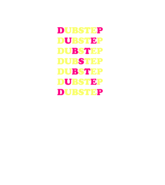 Dubstep minta fekete pólón