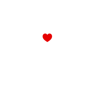 i love u minta fekete pólón