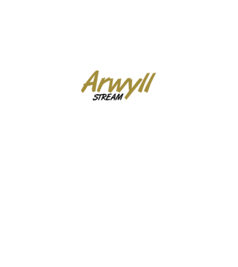 Arwyll Stream minta fehér pólón
