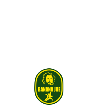 Banana Joe minta fehér pólón