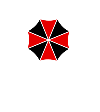 Umbrella Corporation minta fehér pólón
