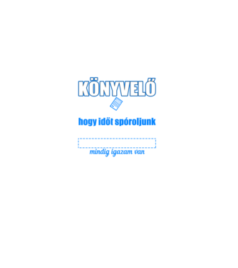 Könyvelő vagyok, mindenben igazam van minta fekete pólón