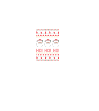 Ho-Ho-Ho minta fekete pólón