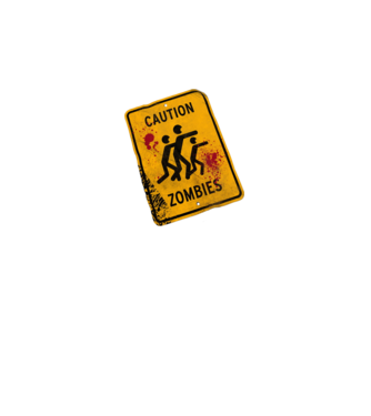 zombiaattac minta fekete pólón