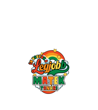 Legjobb matek tanár minta fehér pólón