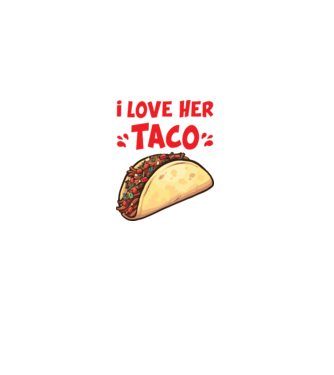 Couple TACO minta fehér pólón