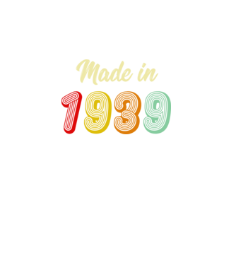 made in 1939 retro minta türkiz pólón
