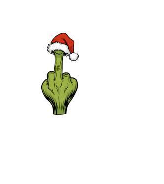 Szeretem a karácsonyi páros pólókat, de én nem Grinch Fekete pólóra minta fekete pólón