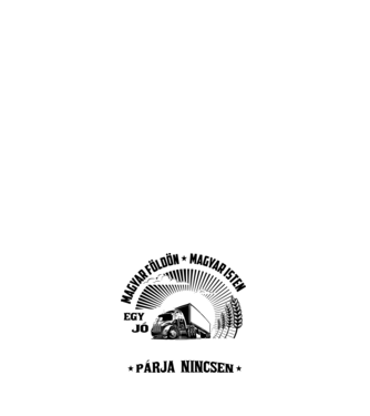 A kamionosnak párja nincsen minta világoskék pólón