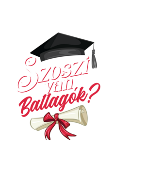 Szoszi van ballagók feketére minta fekete pólón