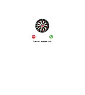 Hív a darts mennem kell minta királykék pólón