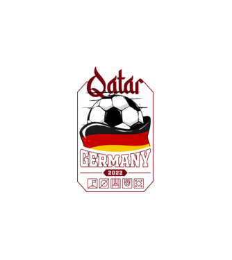 Quatar team germany minta fehér pólón