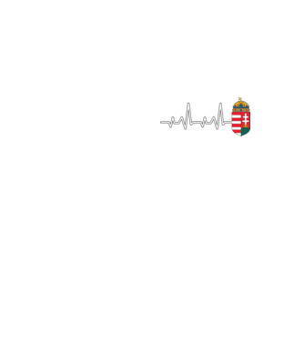 Címer heartbeat minta neonsárga pólón