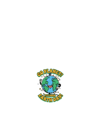 Go planet minta sötétkék pólón