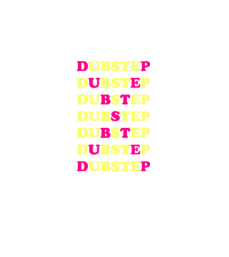 Dubstep minta fekete pólón