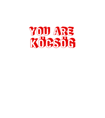 You are köcsög minta fekete pólón
