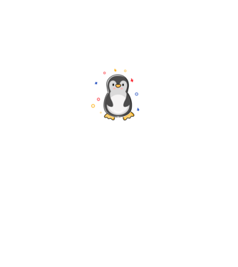 Just a girl who loves Penguins white minta fekete pólón