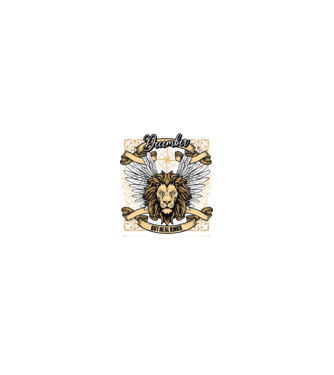 KINGS ARE BORN 1975 - DECEMBER minta homokszín pólón