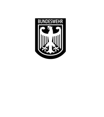 Bundeswehr minta szürke pólón