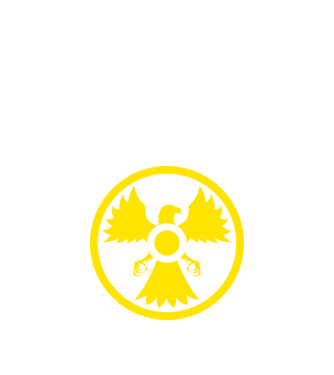 atomfőnix minta fekete pólón