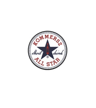 Kommersz all star minta fehér pólón
