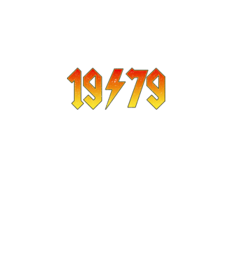 Rock születésnap 1979 Június minta sötétkék pólón