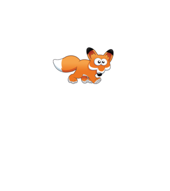 Fox minta fehér pólón