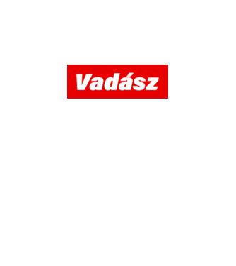 Szuprém Vadász minta fehér pólón